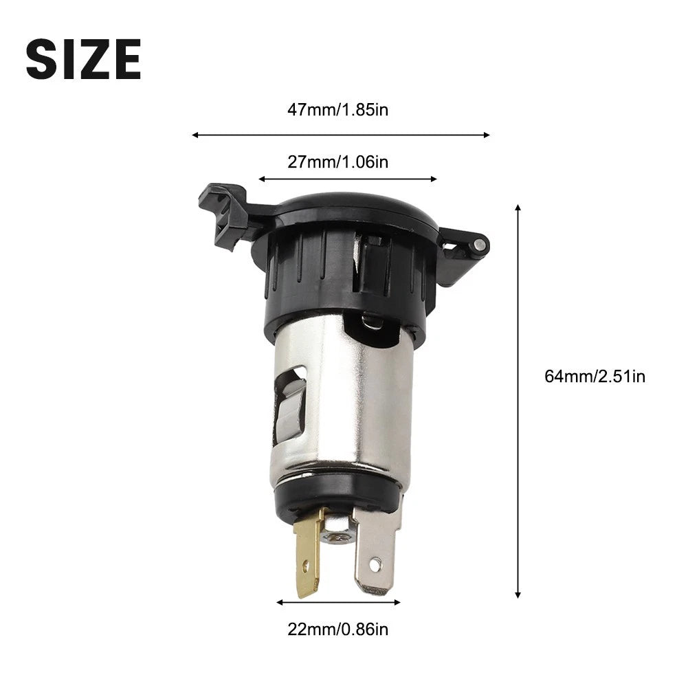 Power Socket 10A for GPS Mobile Phone Camera (Universal Fit)