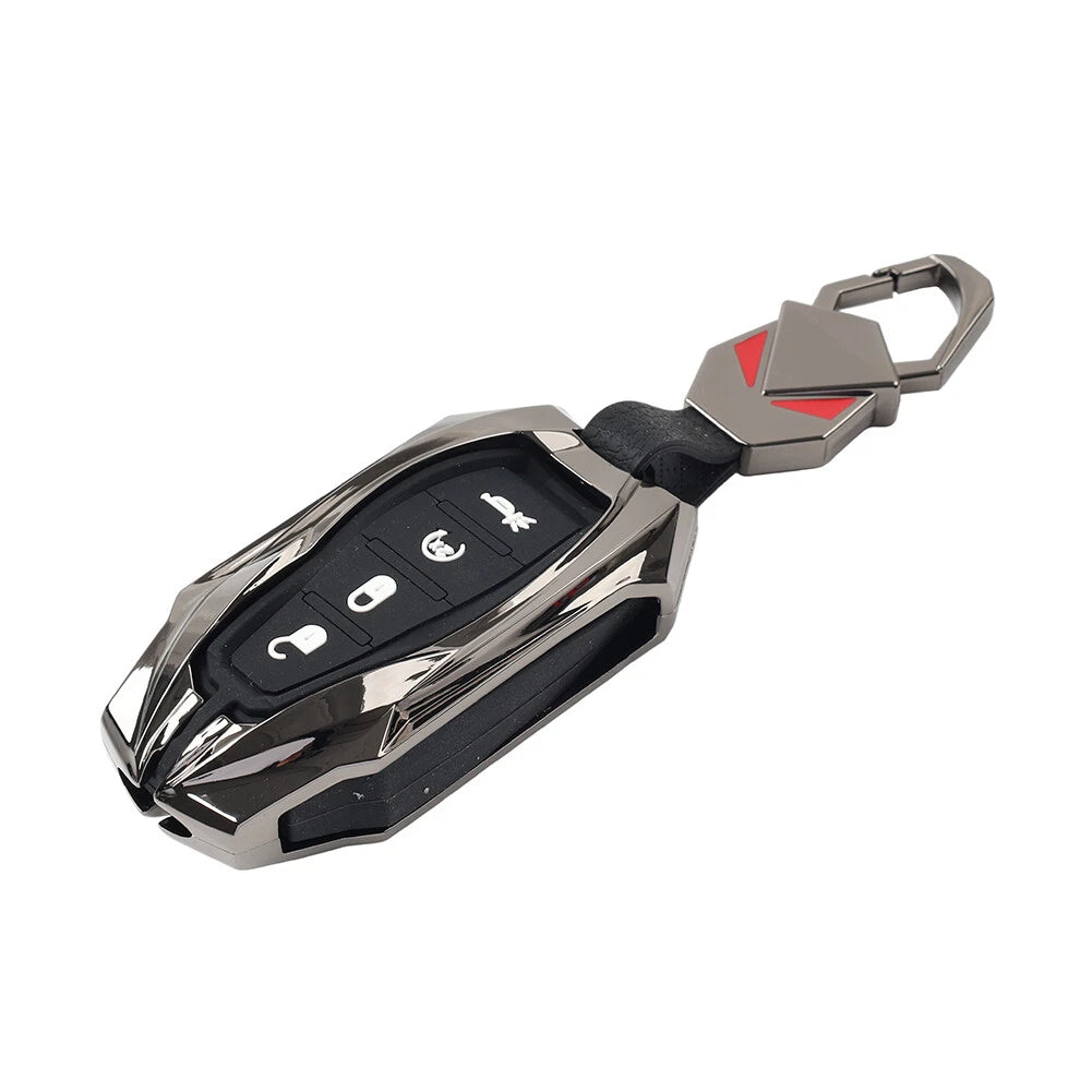 1pc Key Fob Cover for Dodge Ram 1500 (2019–2024) - Black 4BTN Protector Case