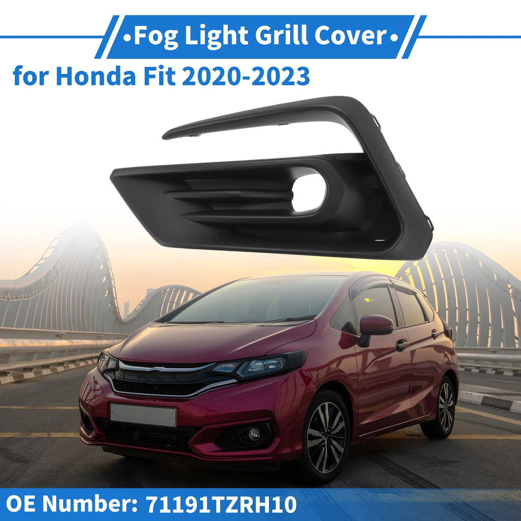 Front Left Fog Light Grill Replacement for Honda Fit 2020–2023