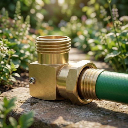 90 Degree Garden Hose Swivel Elbow Connector for Garden Hose (N/A)