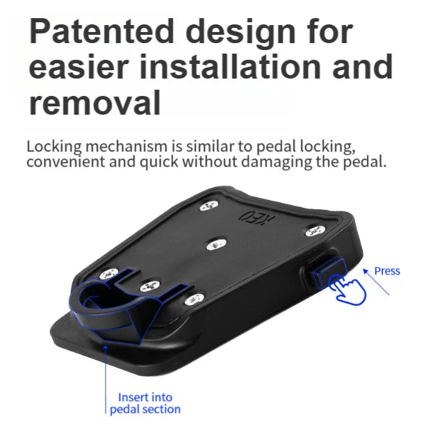 Adjustable Bike Pedal Converter for SPD Cleats (Compact Design)