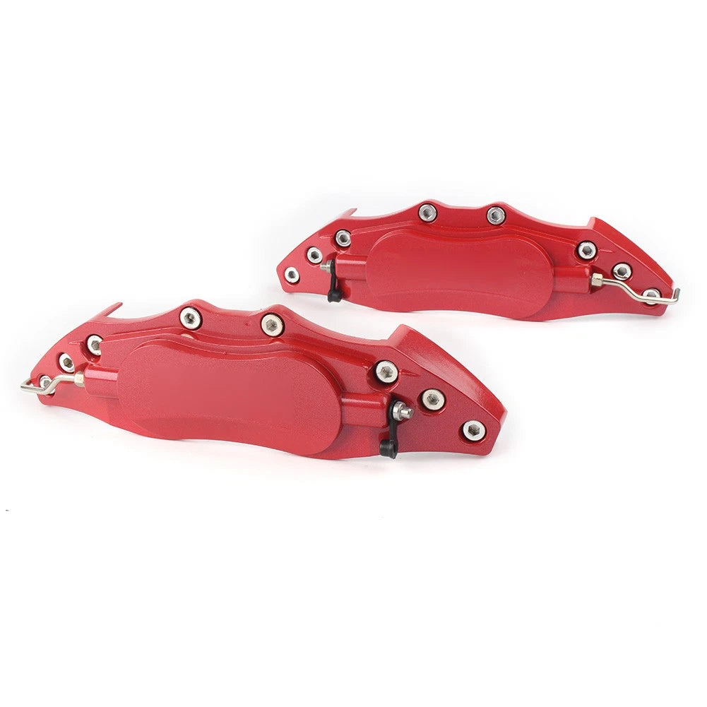 2X 3D Metal Brake Caliper Covers Universal Front & Rear (Large)