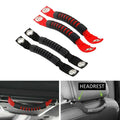 Rubber Grab Grip Interior Handles for Jeep Wrangler (2007–2018)