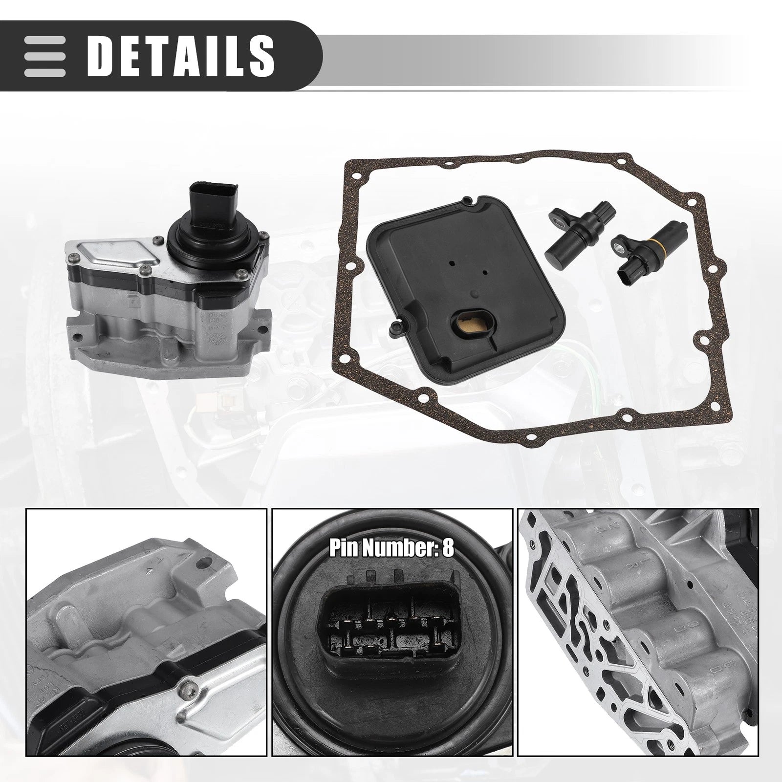 Transmission Solenoid Block Filter Kit 5143151AA for Chrysler 300 (2005–2011)