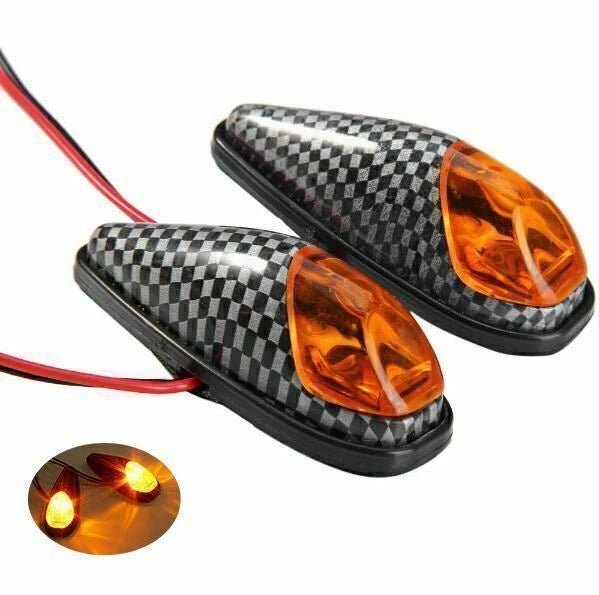 2X LED Turn Signal Blinker Indicator Light for Motorcycle (12V)