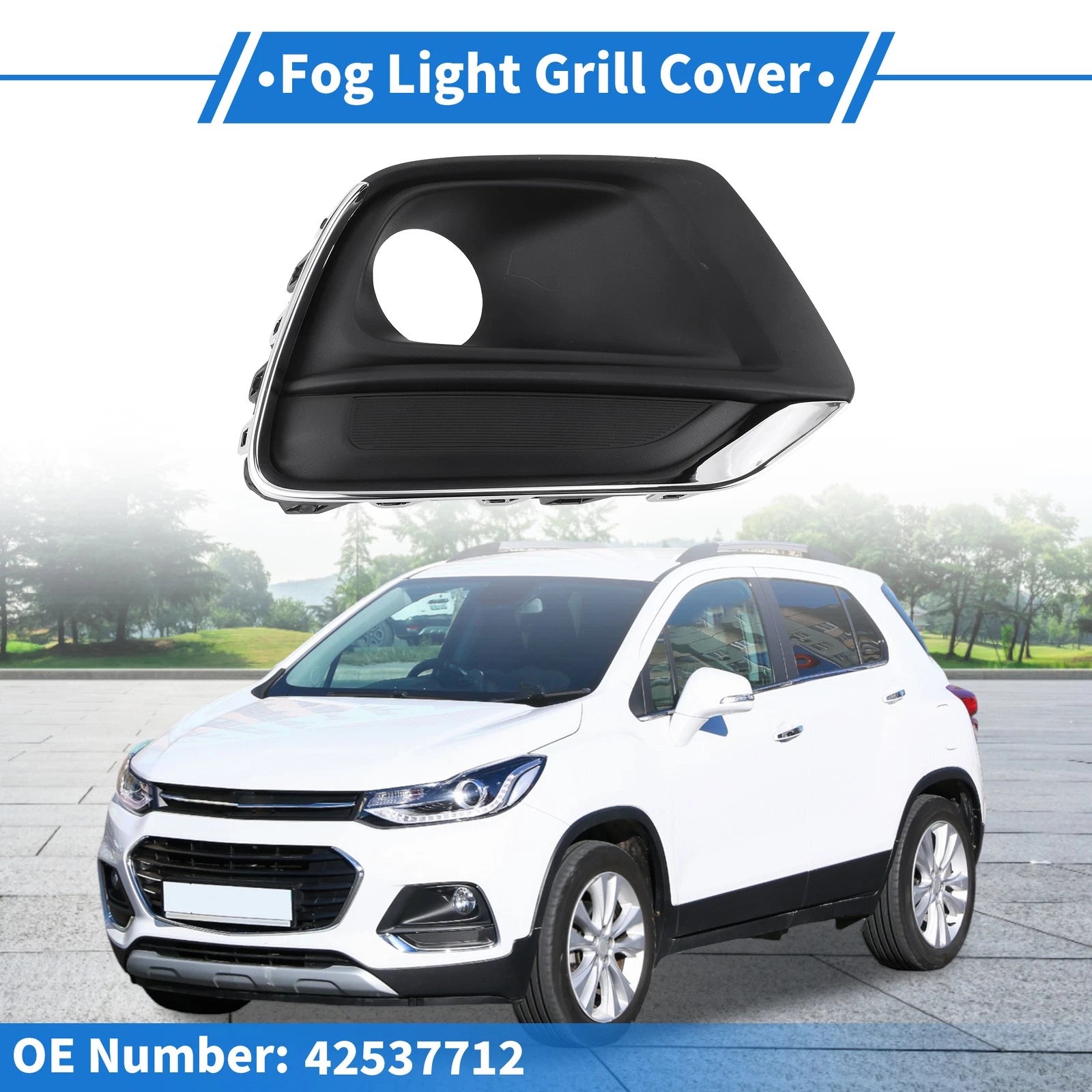 Front Right Fog Light Grill Replacement for Chevrolet Trax (2017–2020)