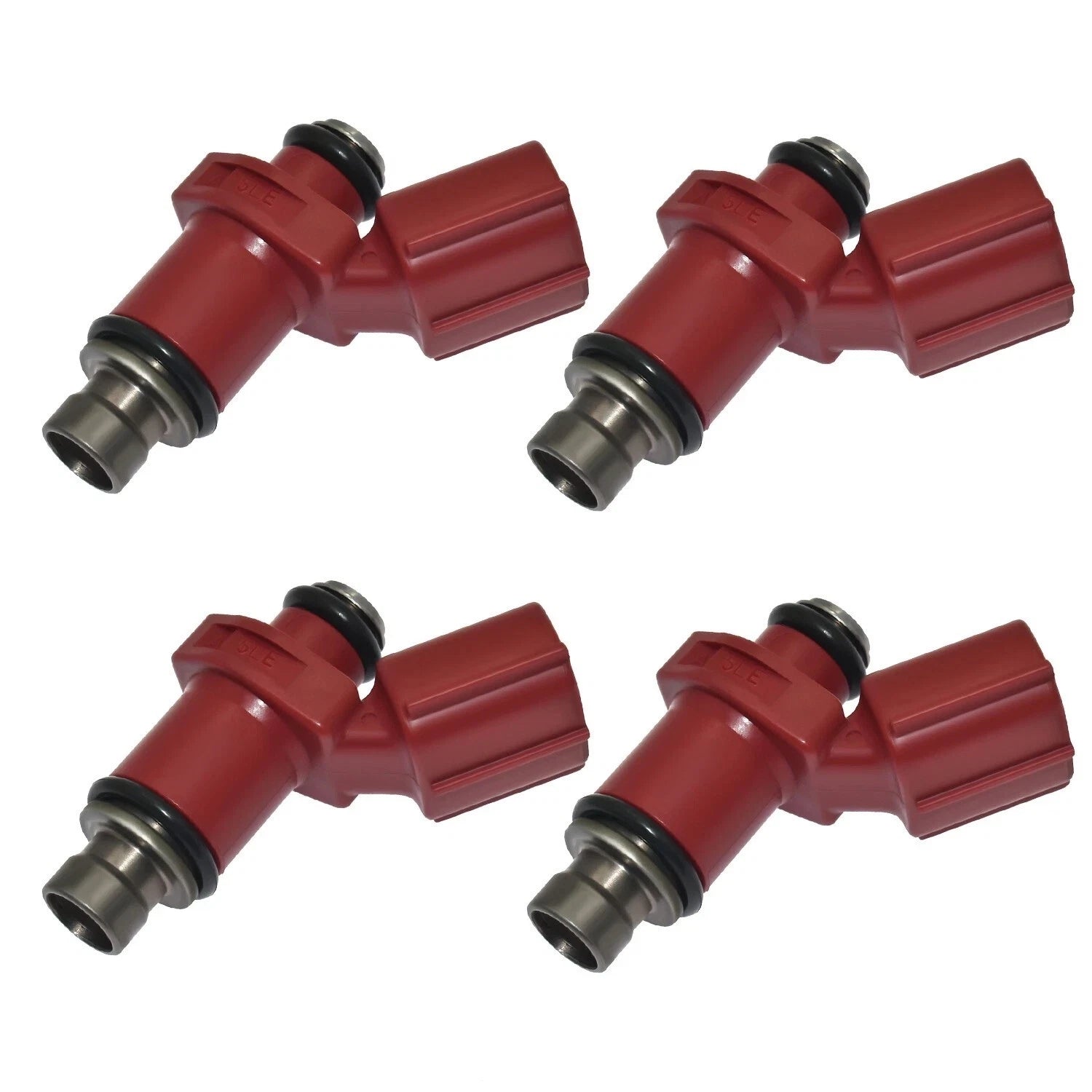Set of 4 Fuel Injectors 6D8-13761-00-00 80BEL for Yamaha Outboard (4-Stroke)
