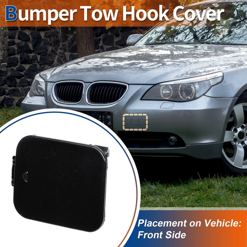 Front Tow Hook Cover Replacement for BMW 528i 535i 550i (2011–2016)