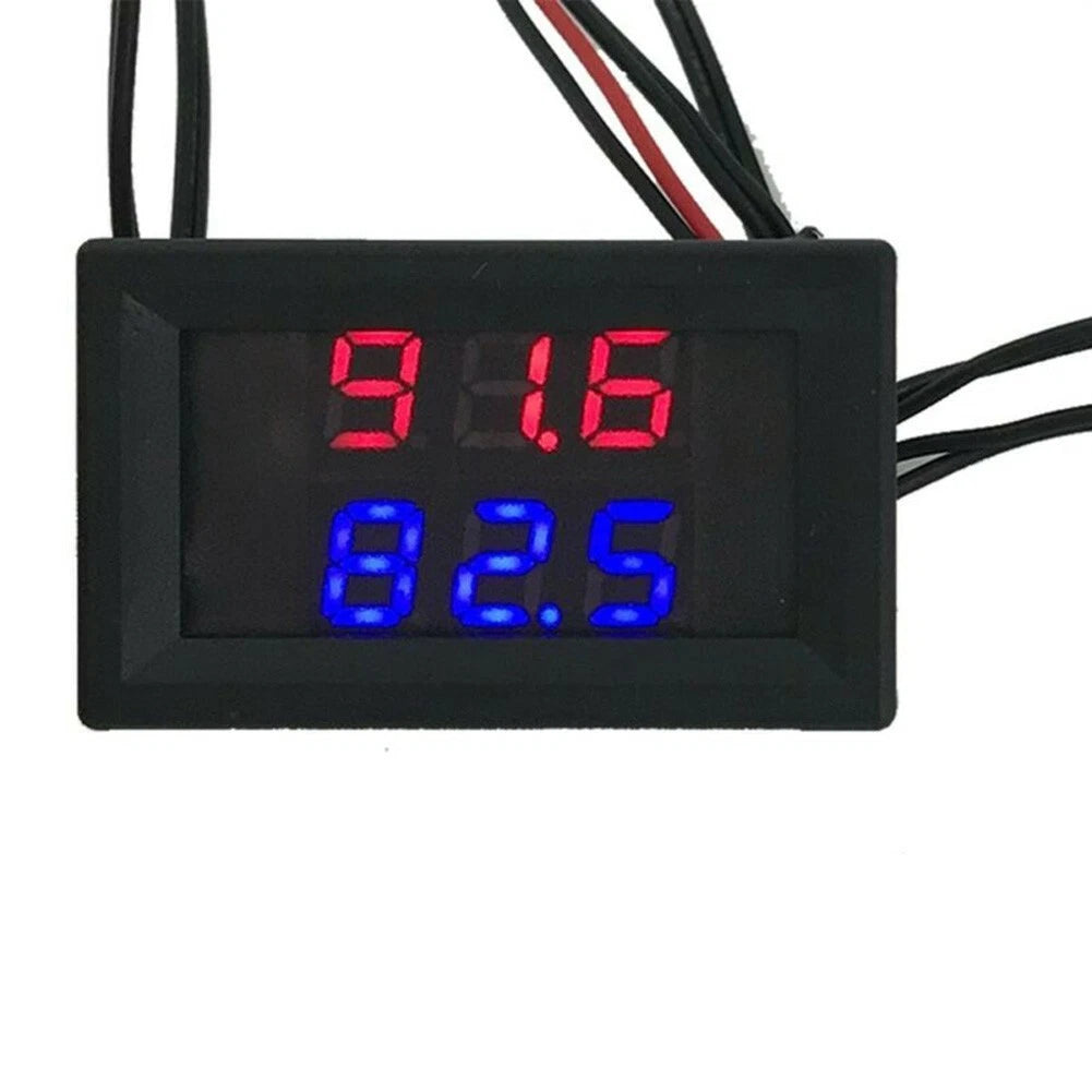 LED Dual Temperature Display Thermometer with Probe for Various Applications