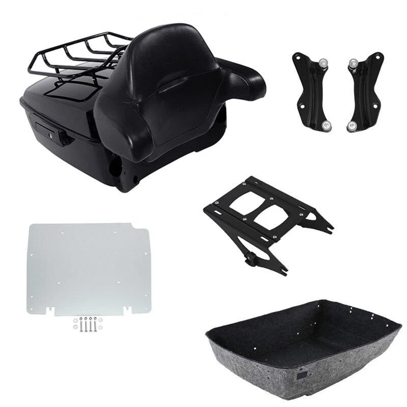 Trunk Pad Mount Rack Docking Plate for Harley Road Street Glide (2014–2026)