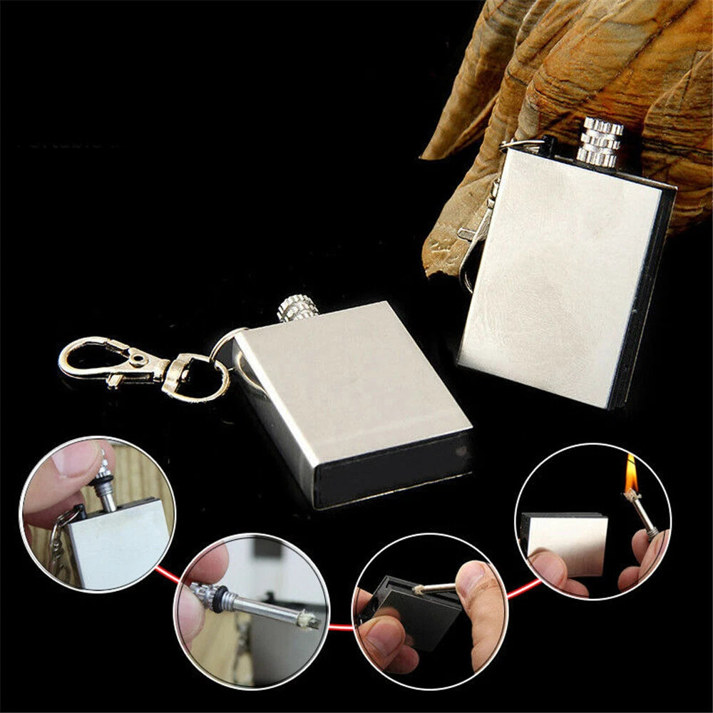 2 Packs Instant Survival Magnesium Fire Starter for Camping