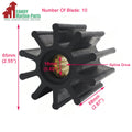 Sea Water Pump Impeller Repair for Mercruiser (11593-46090, Jabsco 31130-0061)