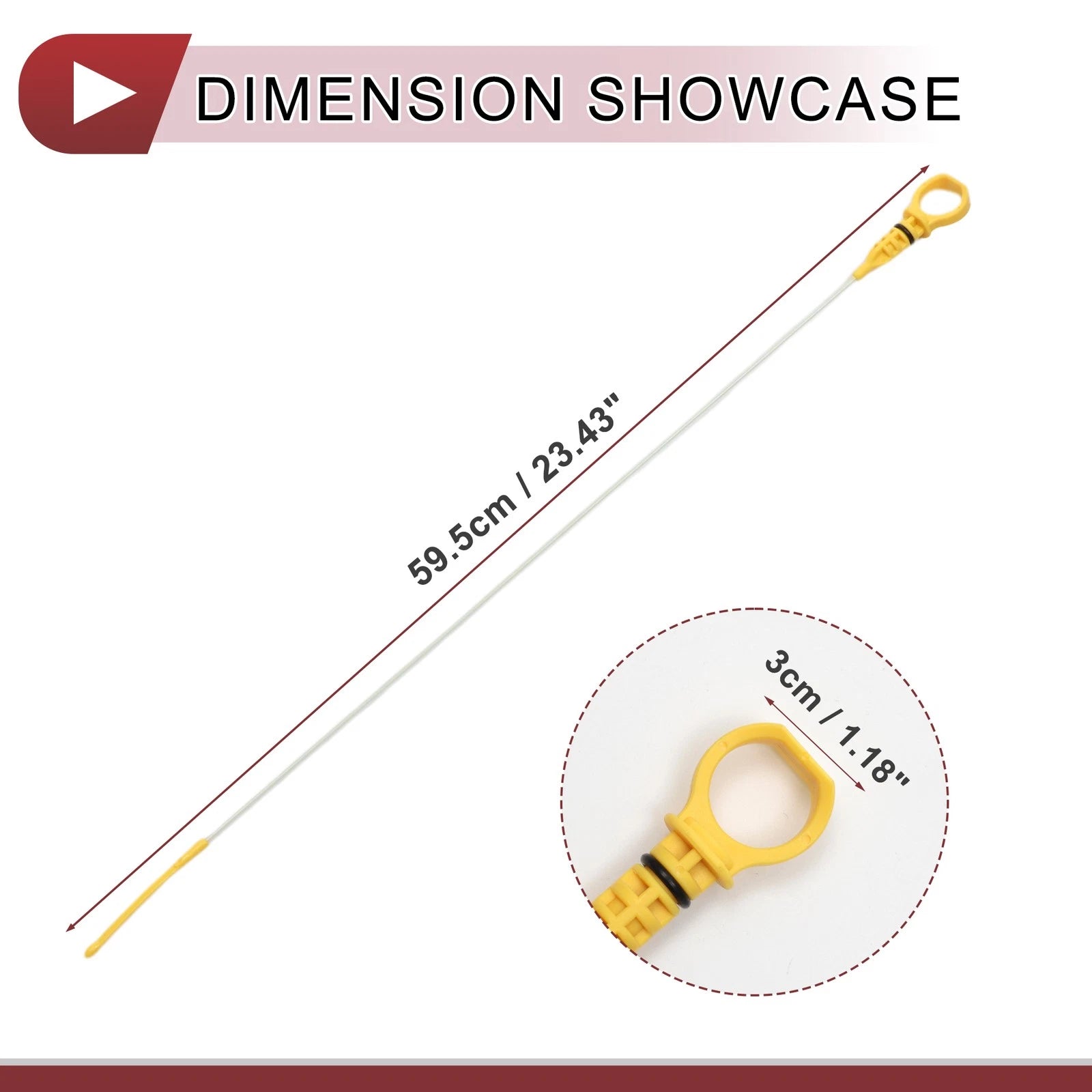 Engine Oil Dipstick No.1174G2 for Peugeot 206 (2000–2012)