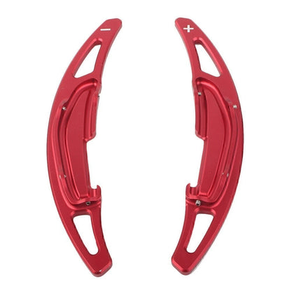 2X Red Steering Wheel Shift Paddle Extensions for BMW M2 M3 M4 M5 M6 X5M
