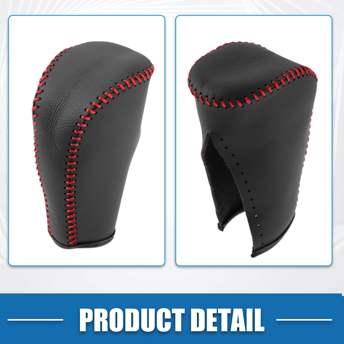 Gear Shifting Knob Cover Trim for Hyundai IX35 (2010–2015) Black Red