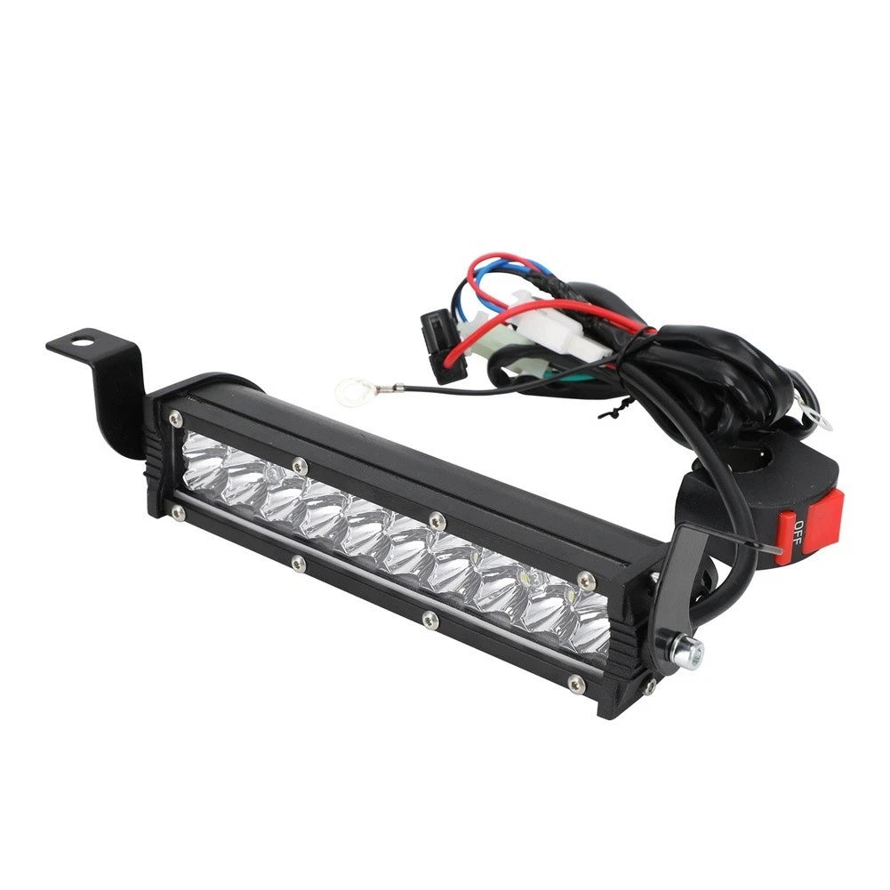 Black LED Light Bar for Motorcycle (23x15x15cm)