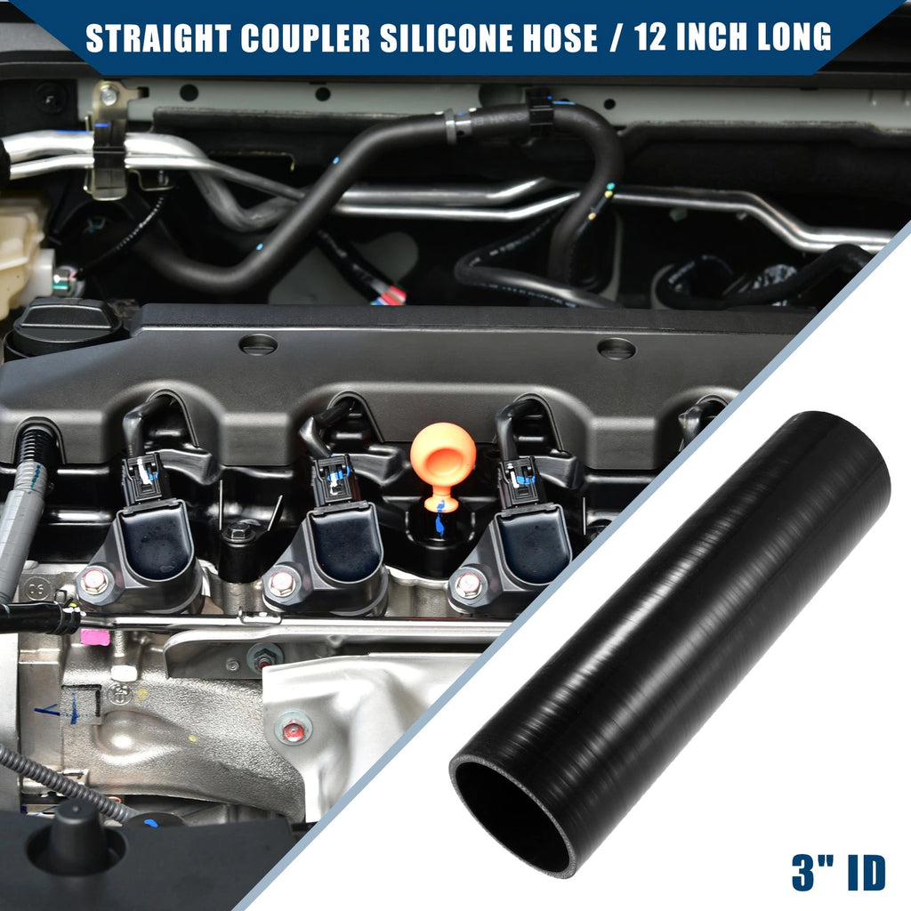 Silicone Intercooler Hose Coupler 3" ID for Universal Applications