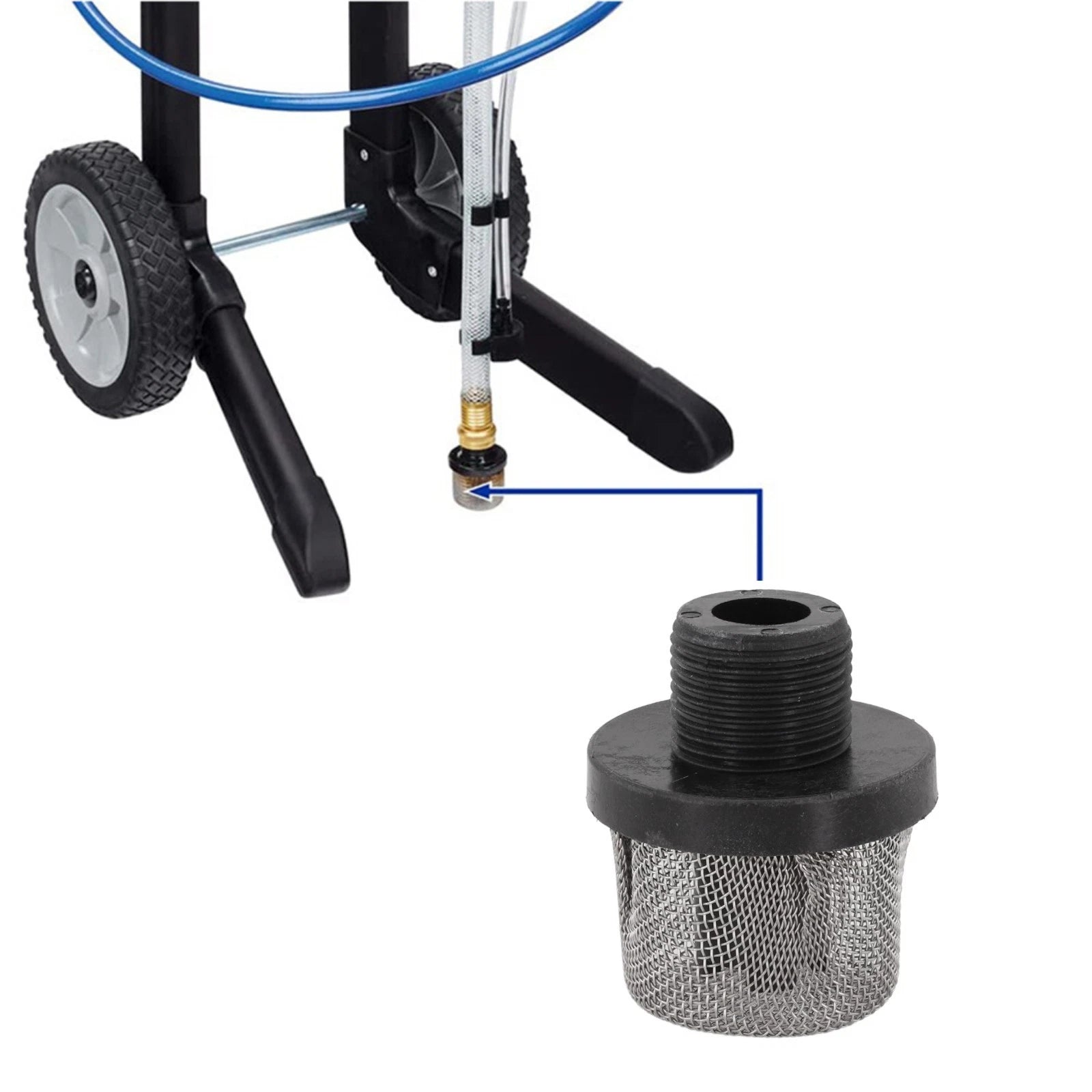 Inlet Suction Strainer Filter for Airless Paint Sprayer (Compatible 288716)