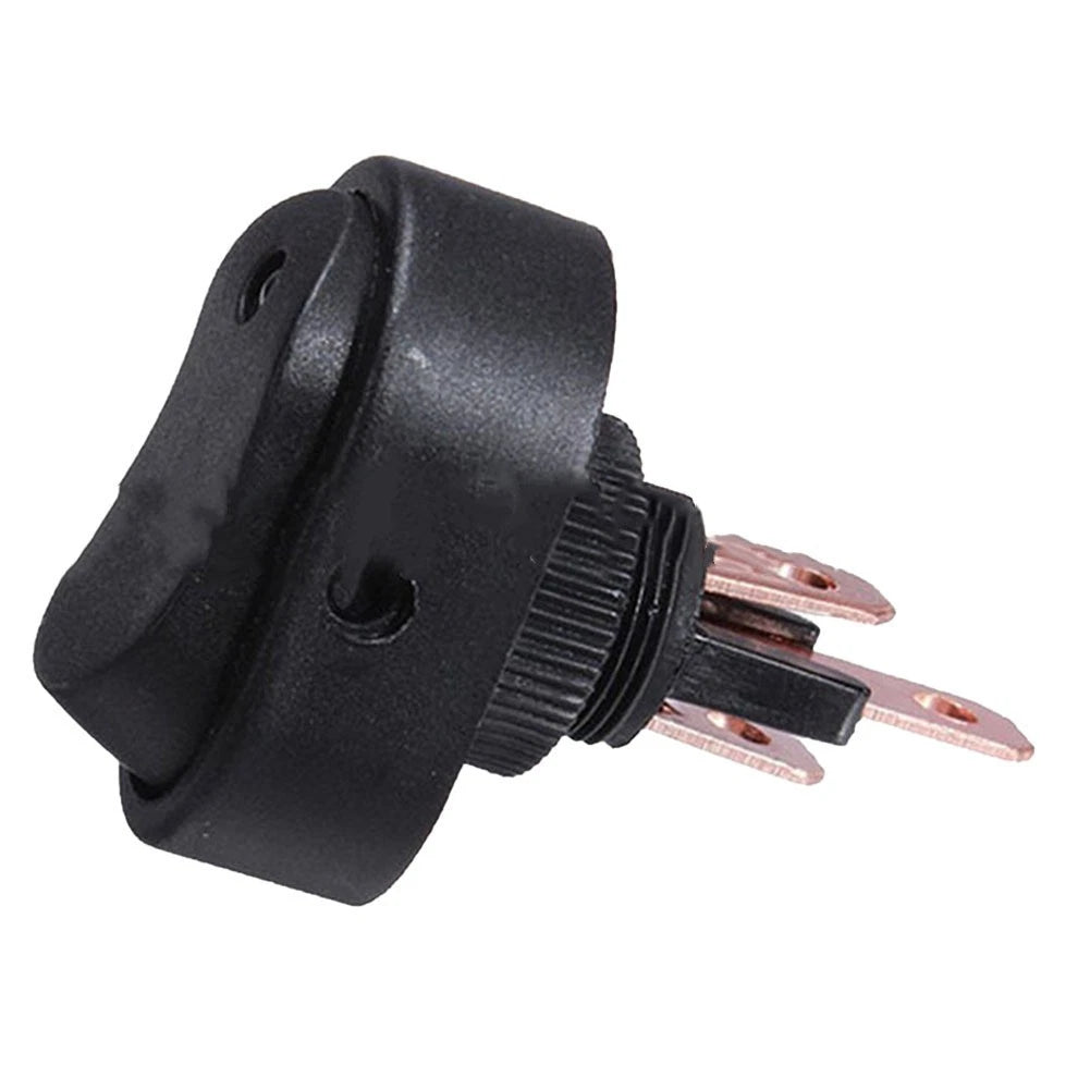 5 Pack 12 Volt 30 Amp Illuminated Rocker Switch for Vehicle and Marine Use