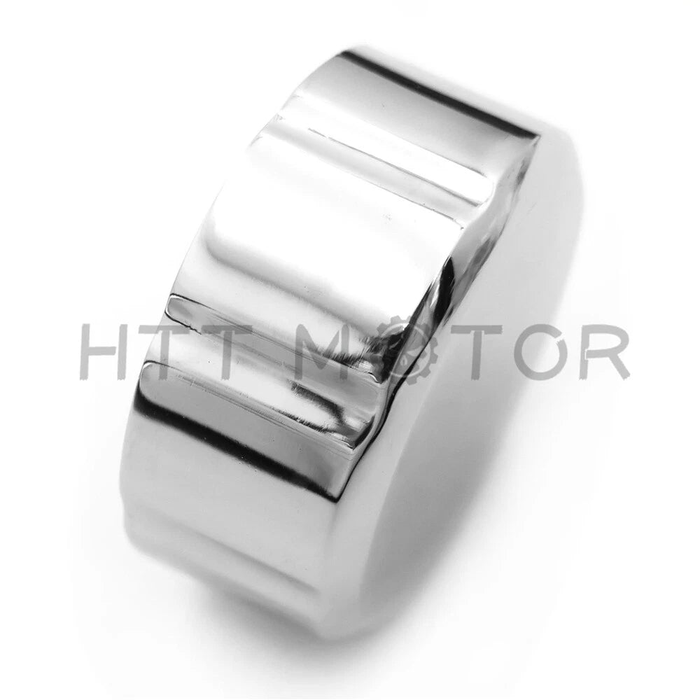 Chrome Fluid Reservoir Cap for Motorcycle (40mm Diameter)