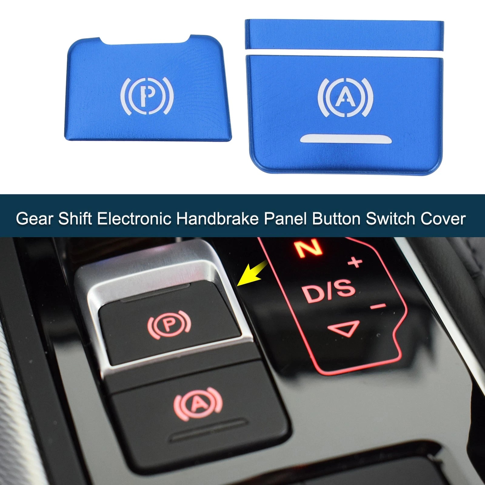 Gear Shift Handbrake Panel Button Switch Cover for Audi A6 A6 Quattro (2012–2021)