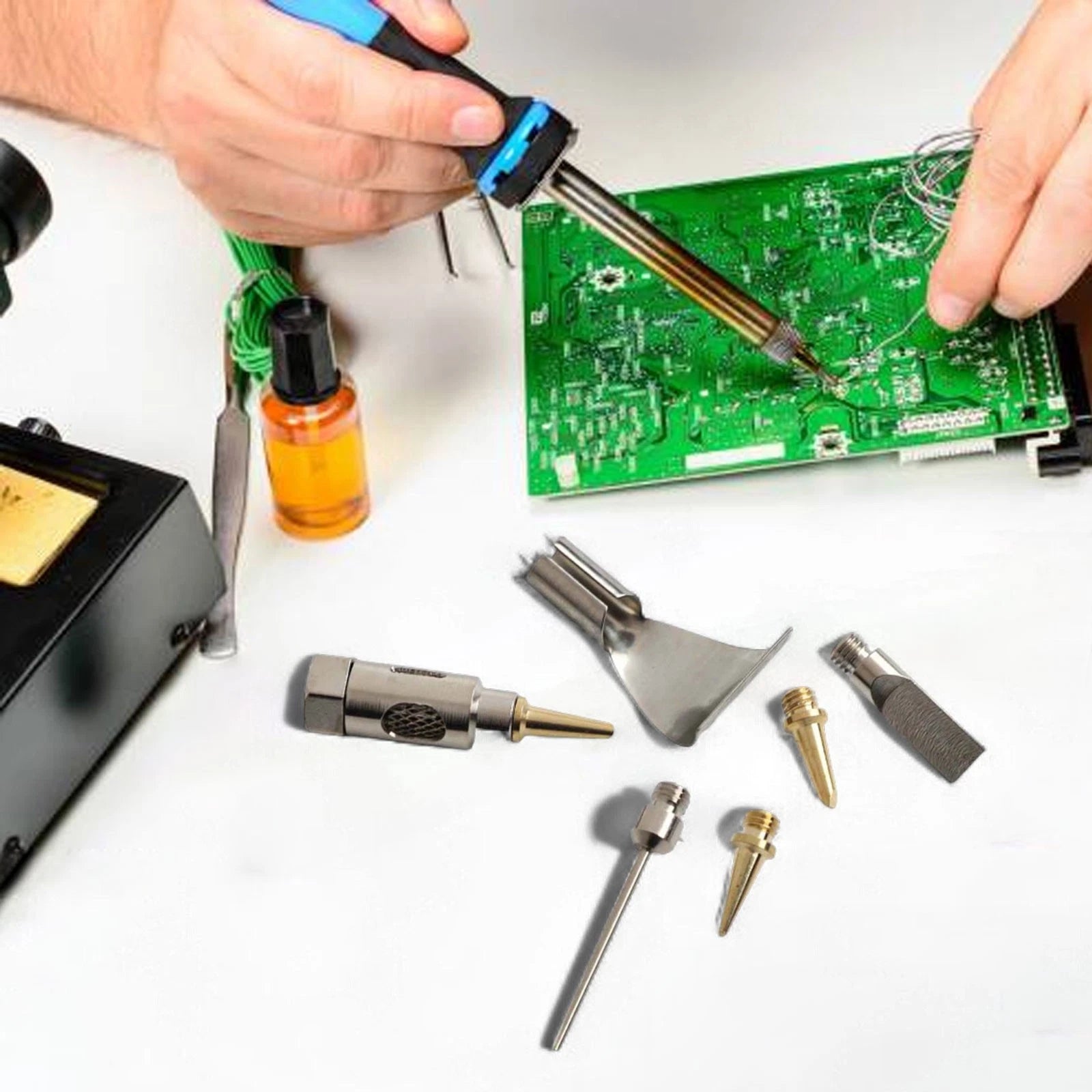 6PCS Metal Soldering Iron Tips for Welding Projects