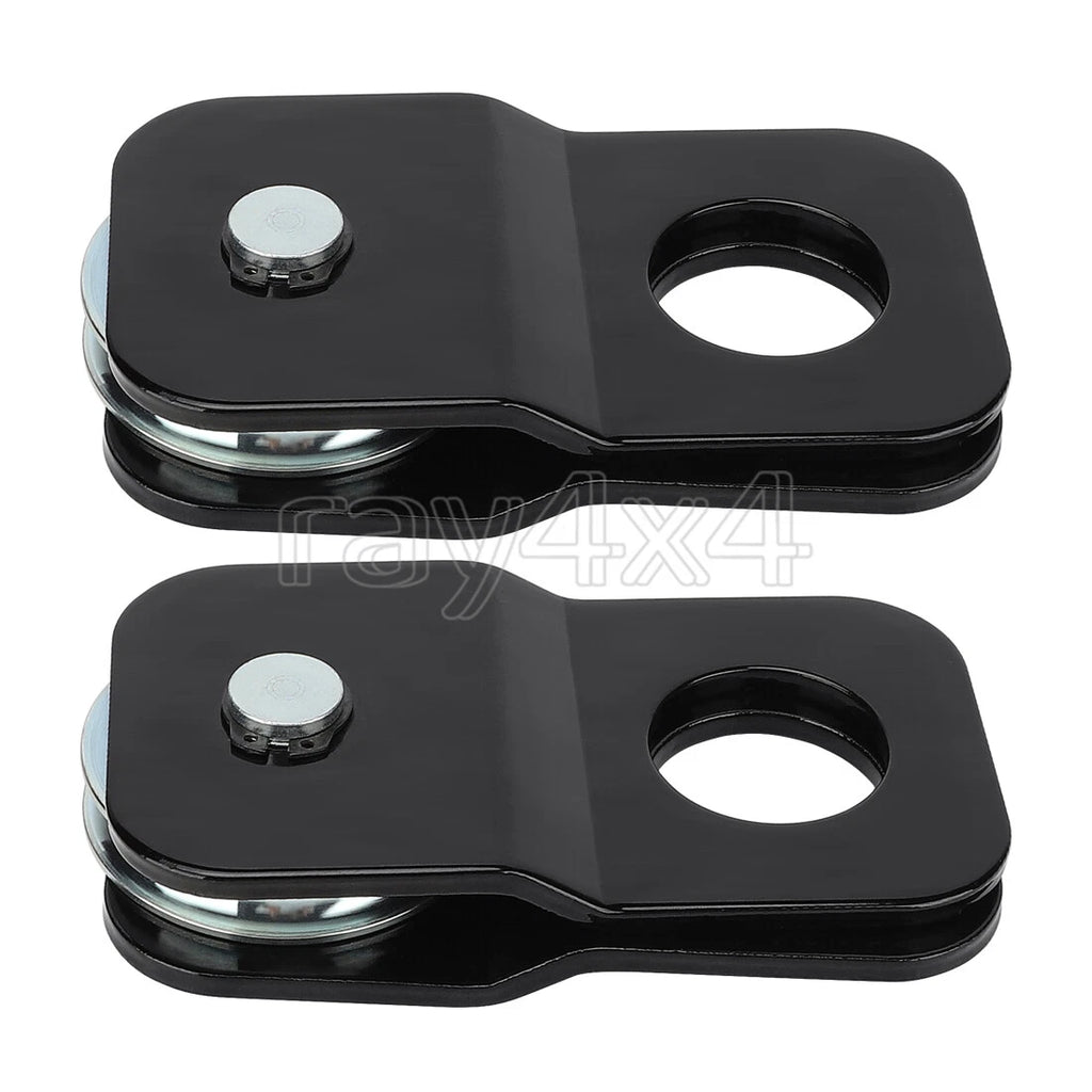 2 Pack Recovery Winch Snatch Block for ATV UTV (8,000 lbs Capacity)