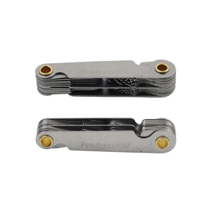 52pcs Pitch Cutting Gauge Set for Metric Inch Measurement