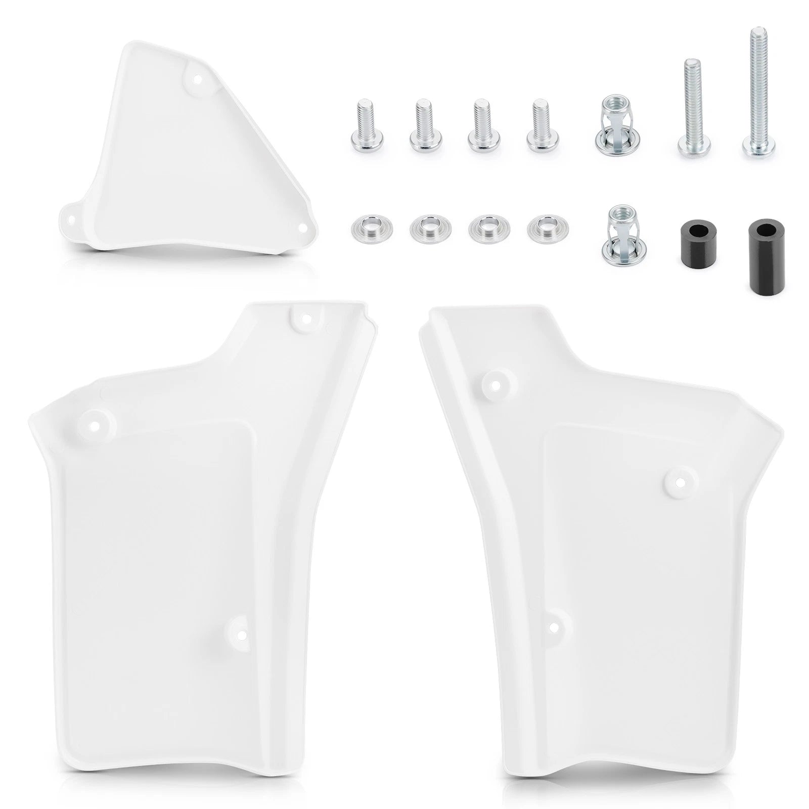 Set of 2 Side Panel Covers for Honda XR200R (1984–2002) White