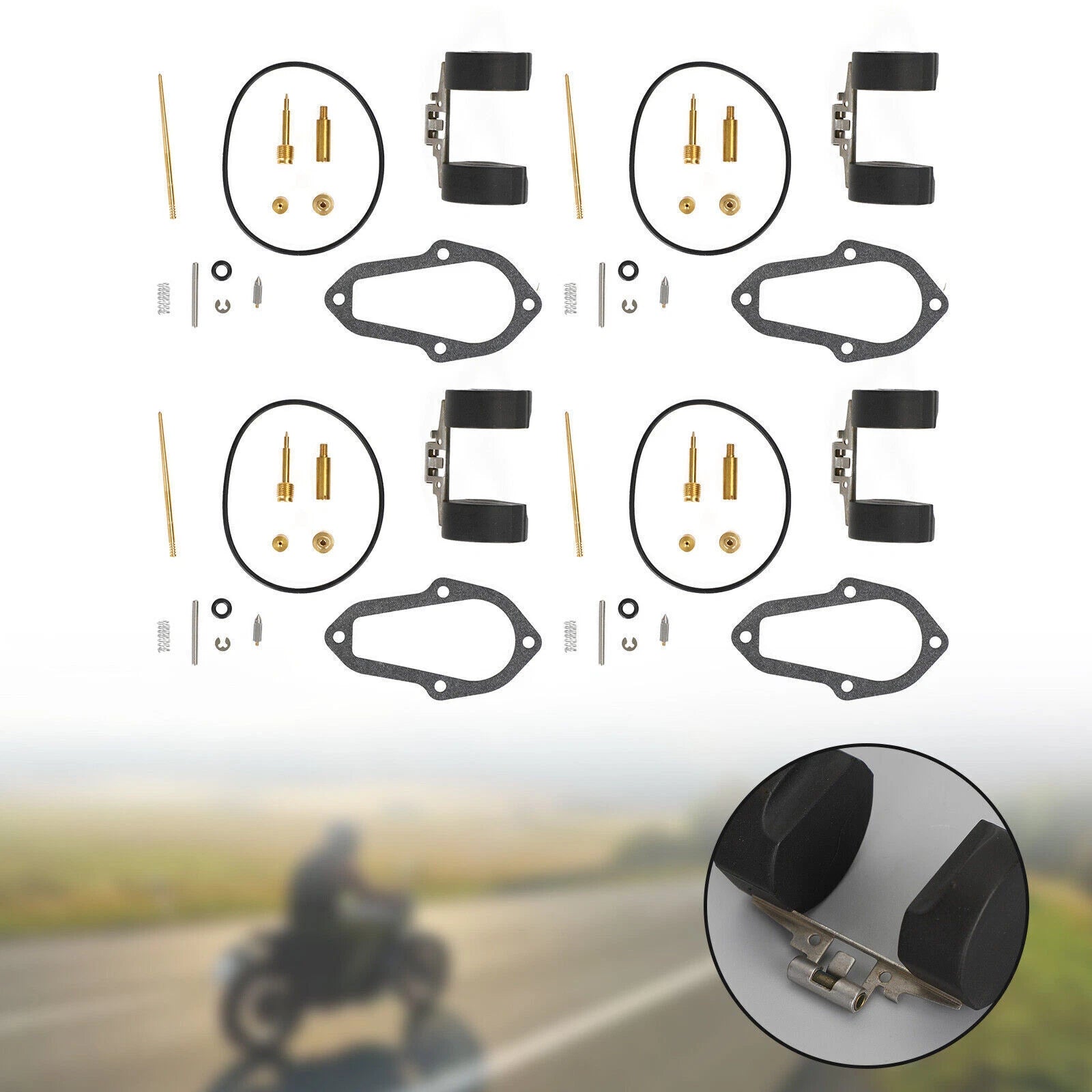 4X Carburetor Repair Kit for Honda XL250 Motosport 250 (1972–1975) T9