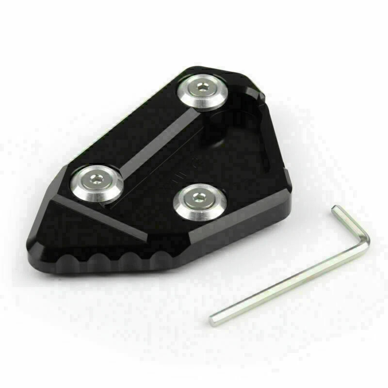 Side Pad Kickstand Extension Plate for Suzuki GSXR 1000 (2009–2010) Black T9