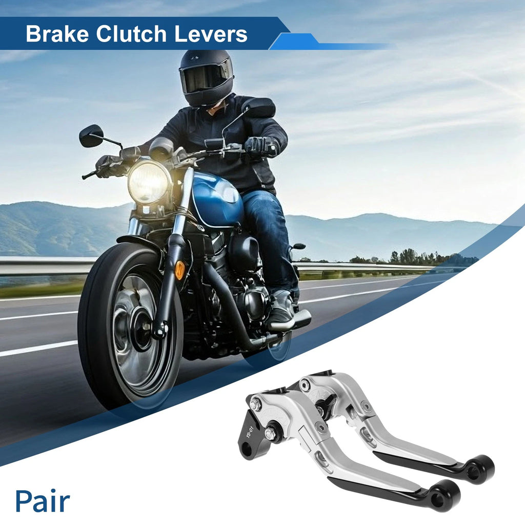 Adjustable Brake Clutch Levers for Honda X11 1999–2002 Black Silver Tone