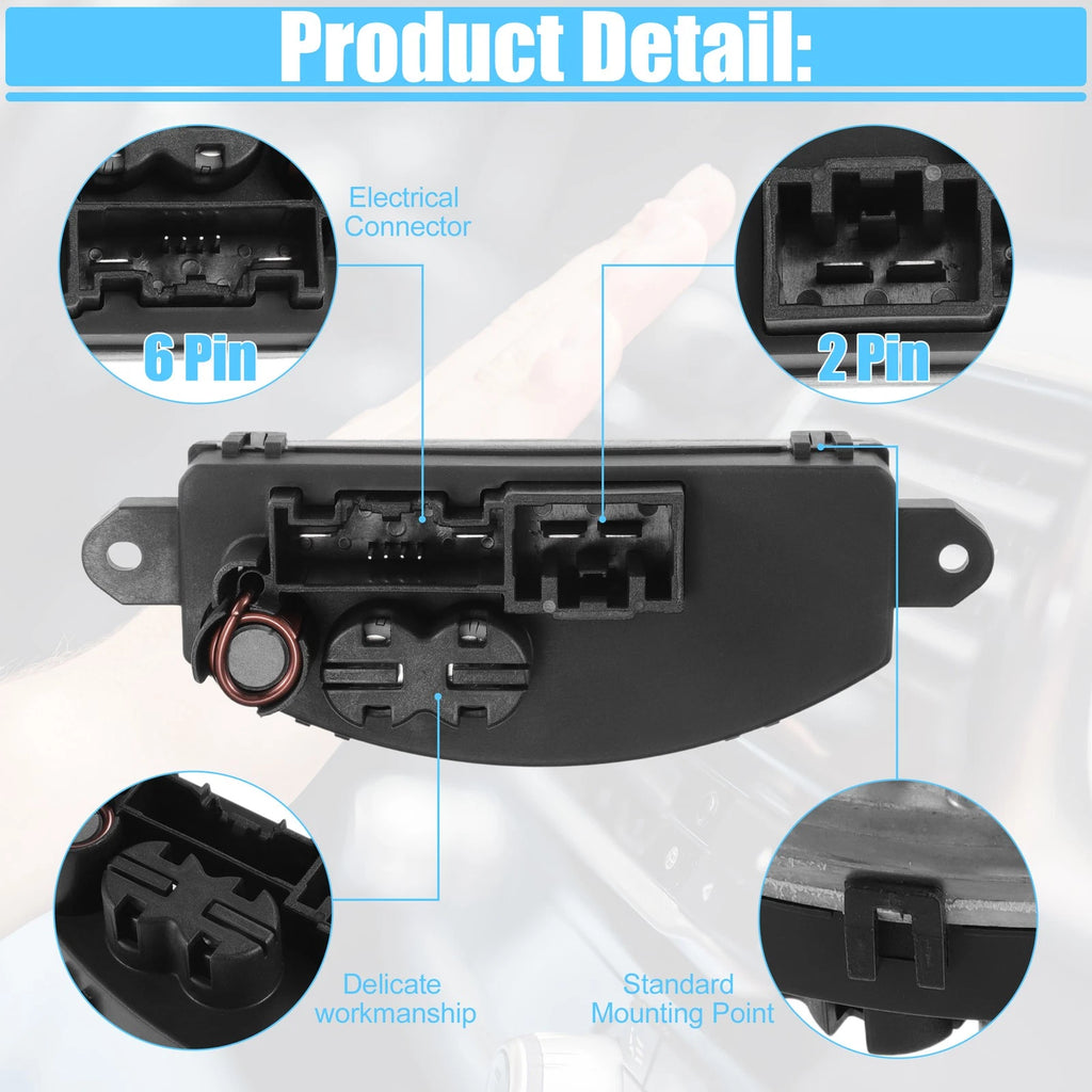 HVAC Blower Motor Resistor for Chevrolet Silverado 1500 (2020–2023)