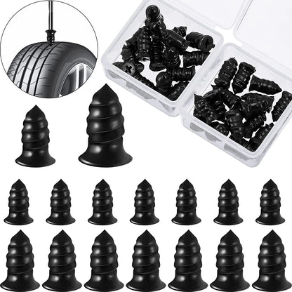 Tire Repair Rubber Screw Nails + Screwdriver Tool Set for Cars (Universal)