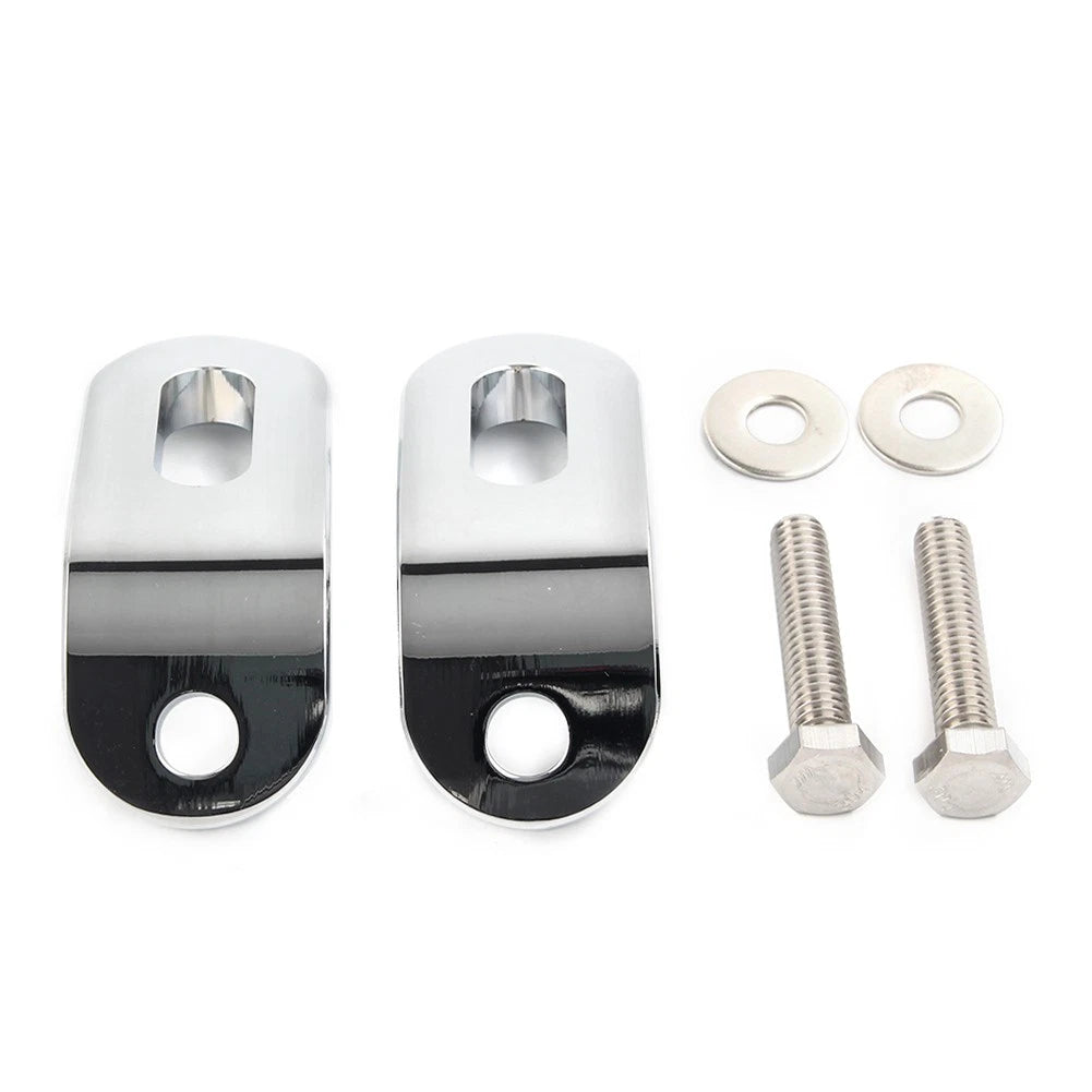 Touchless Tie-Downs Mount for Harley Touring Road King Electra Glide (Chrome)