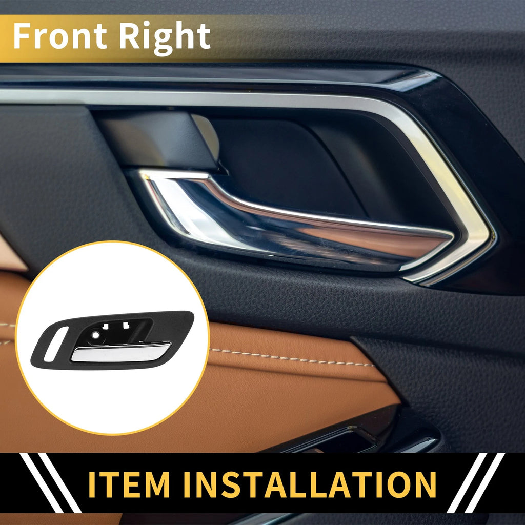 Front Right Interior Door Handle Replacement for Chevrolet Silverado 2500 HD (2011–2020)
