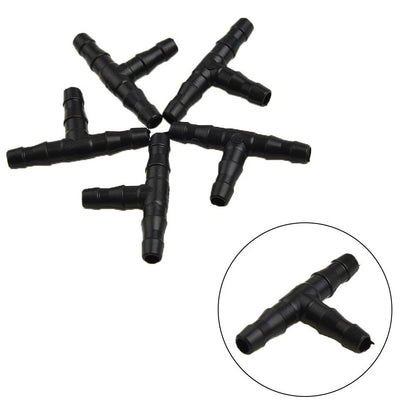 Tee Joint Hose Connector for Irrigation Drippers (4mm, 7m)