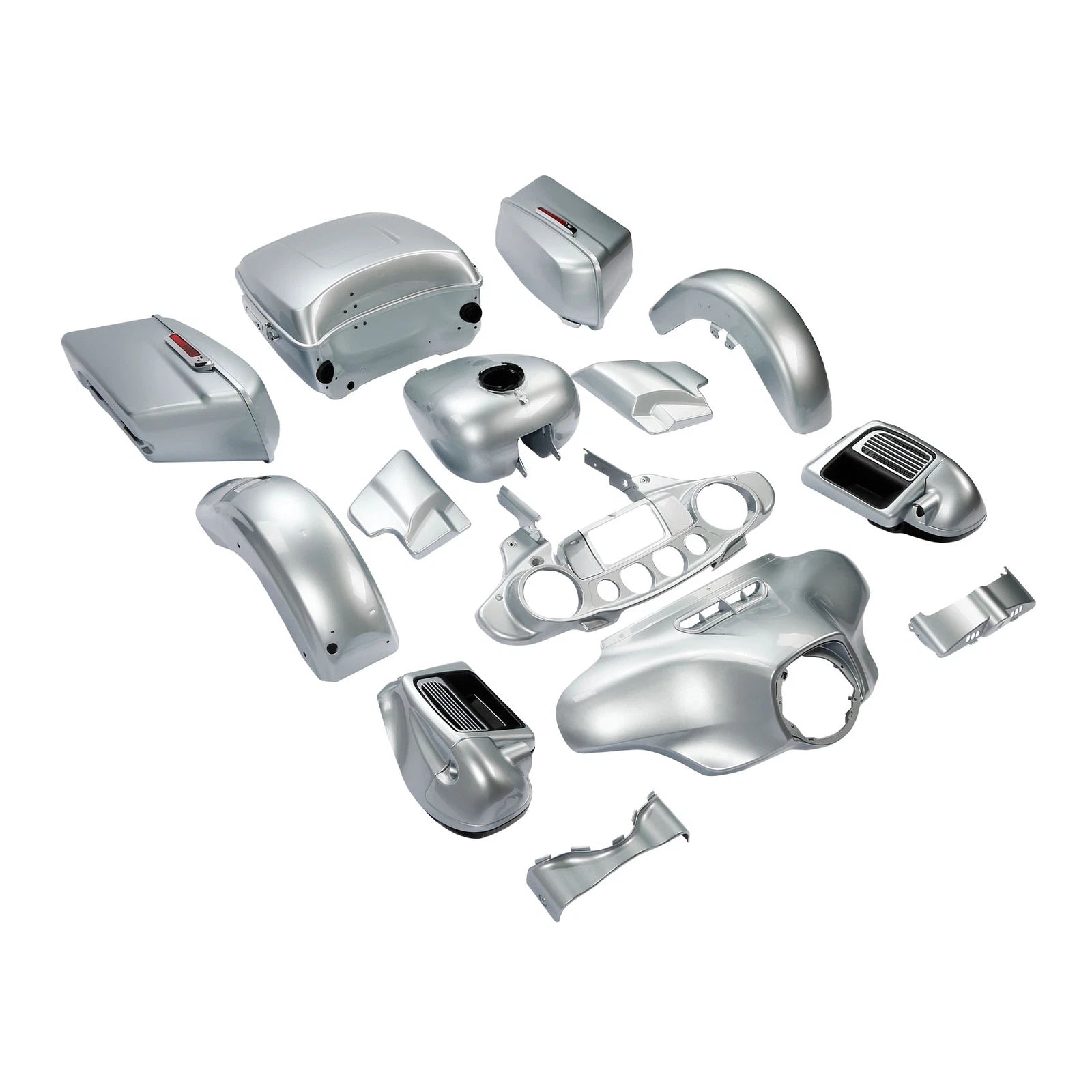 Fairings Bodywork Kit for Harley Ultra Limited (2014–2024) Barracuda Silver