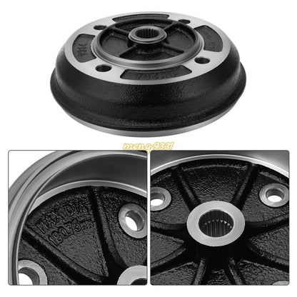 2x Rear Brake Drum for Kawasaki Mule (2010–2020) 41038-1226