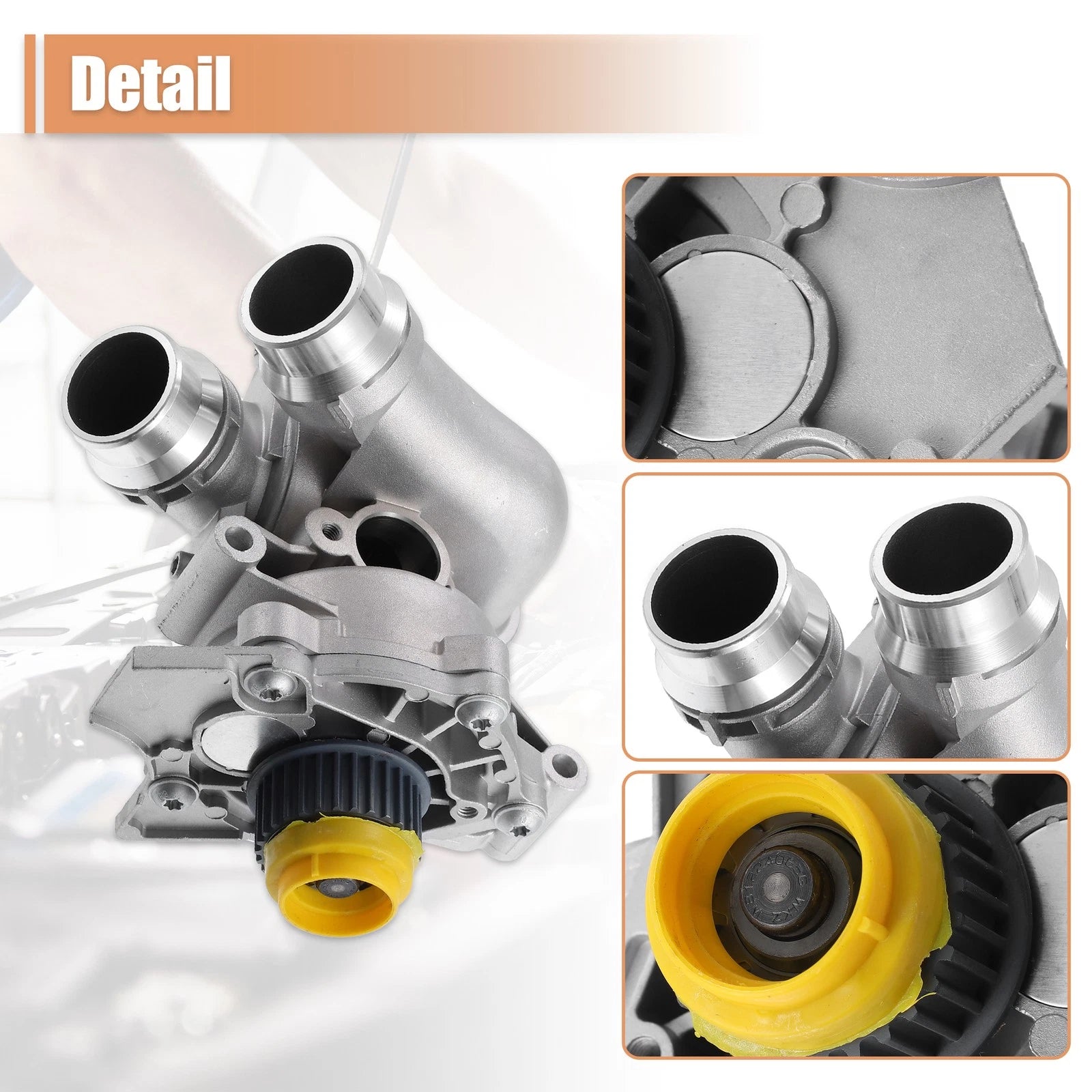Electric Engine Water Pump Assembly Replacement Set for Audi A3 (2004–2015)
