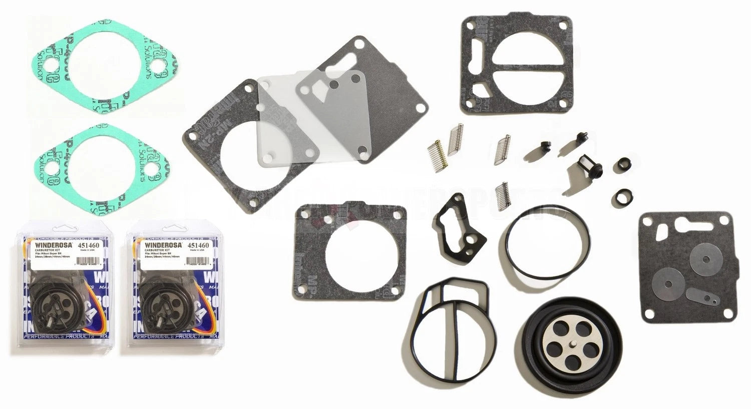 Dual Carburetor Rebuild Kit for Sea Doo HX GTX GTI XP SPX (1995–2003)