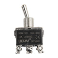 2X 12V Car Toggle Switch for Universal Applications (On/Off/On)