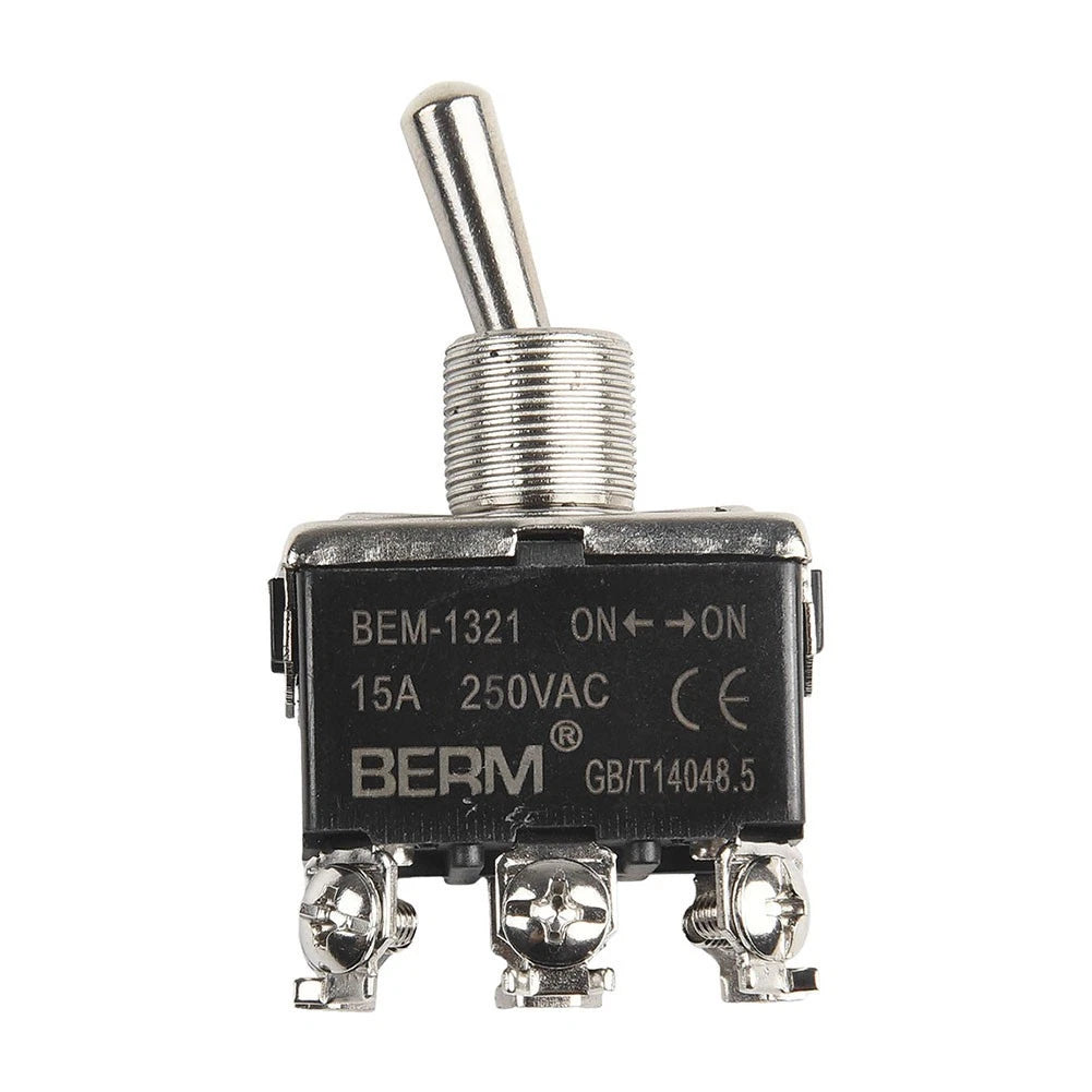 2X 12V Car Toggle Switch for Universal Applications (On/Off/On)