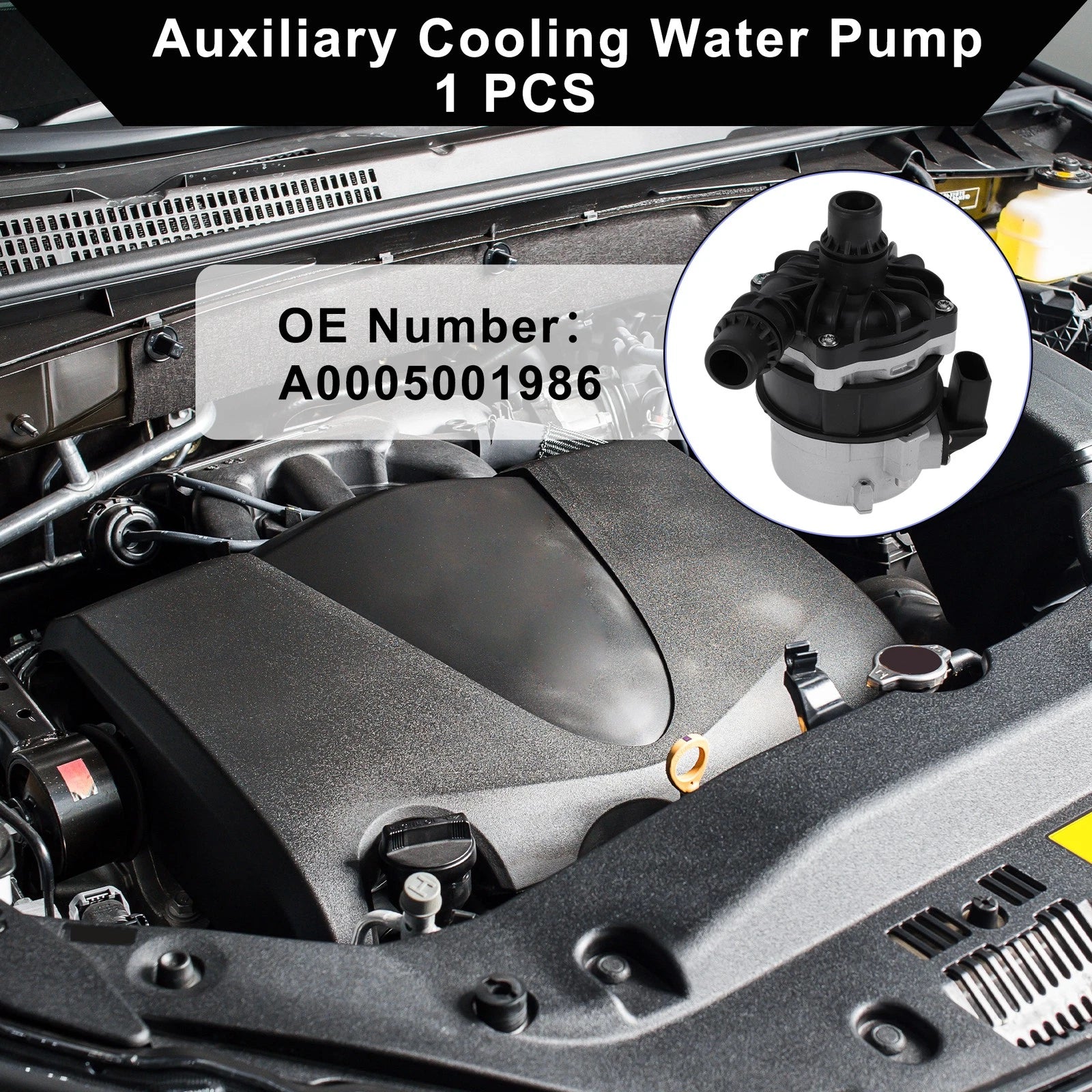 Auxiliary Cooling Water Pump Replacement for Mercedes-Benz CLA45 AMG (2017–2019)