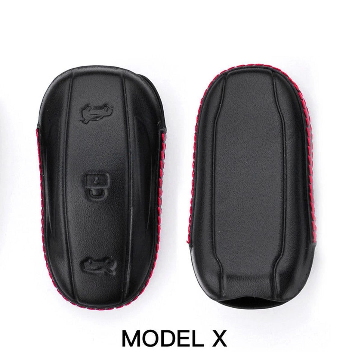 Luxury Leather Key Cover for Tesla Model S/X (2012–2023)