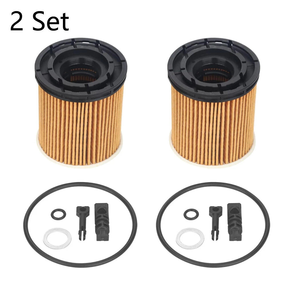 2Pcs Oil Filter 26350-2M000 for Hyundai Elantra Tucson Kia Sorento Rio (2016–2023)