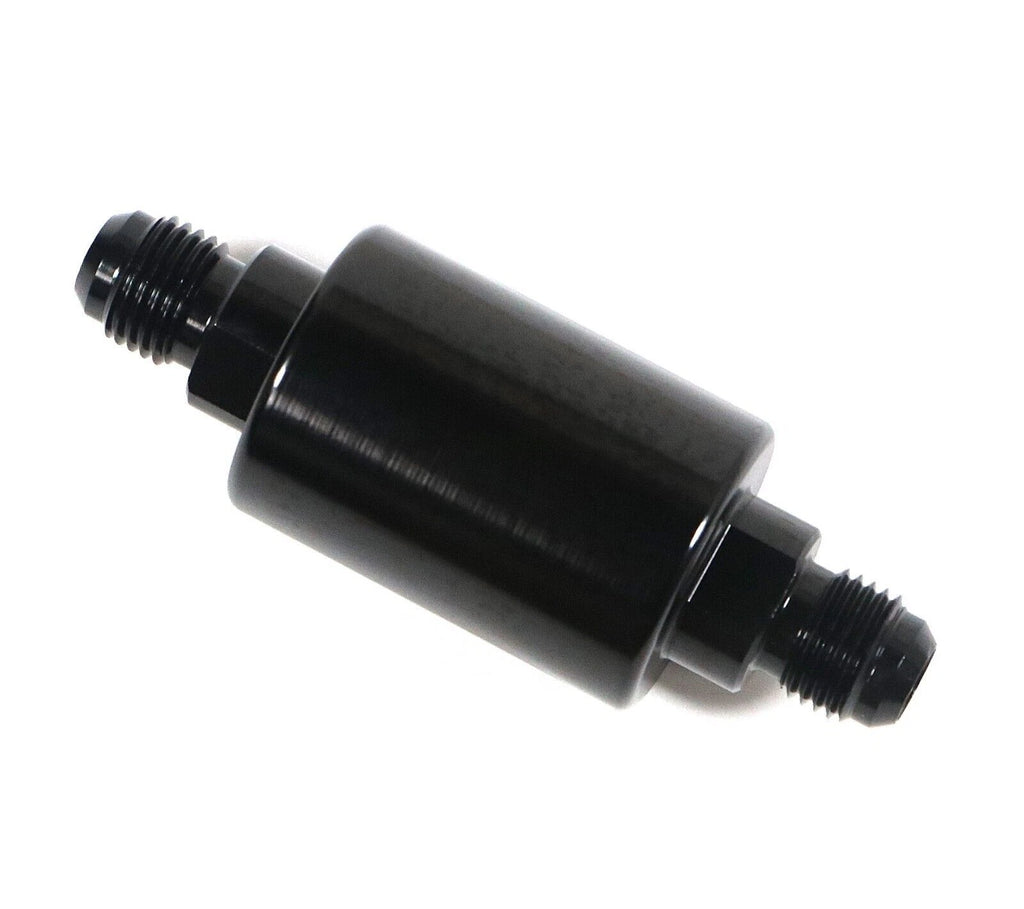 High Flow Inline Fuel Filter AN6 for Universal Applications (Cleanable)