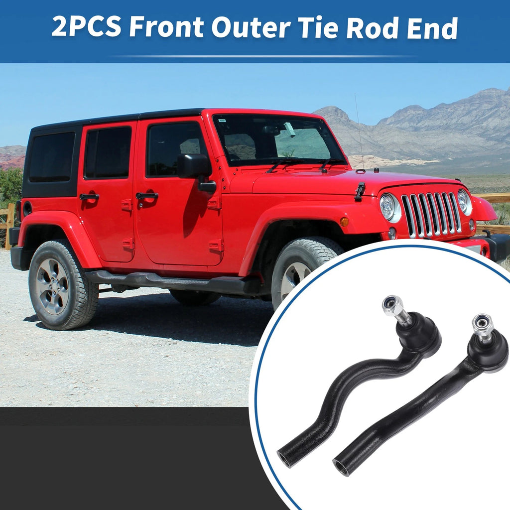 2PCS Front Outer Tie Rod End Links Kit for Jeep Grand Cherokee Durango (2011–2021)