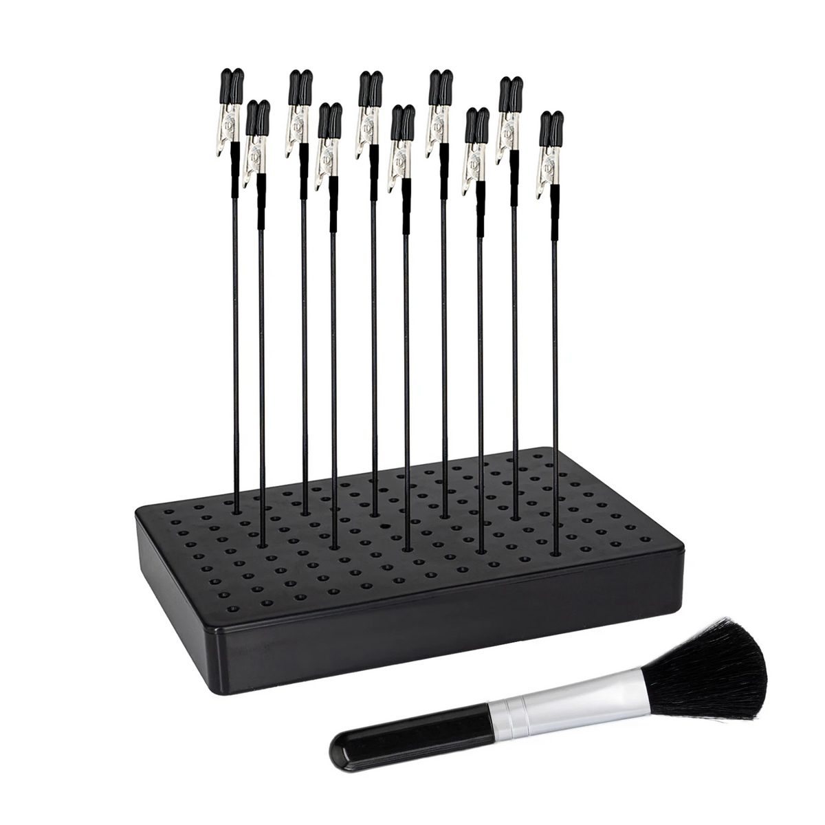 1 PC Stand Base Tool for Model Painting with 10 Alligator Clips