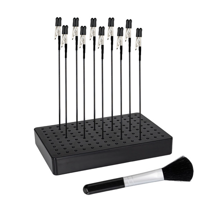 1 PC Stand Base Tool for Model Painting with 10 Alligator Clips